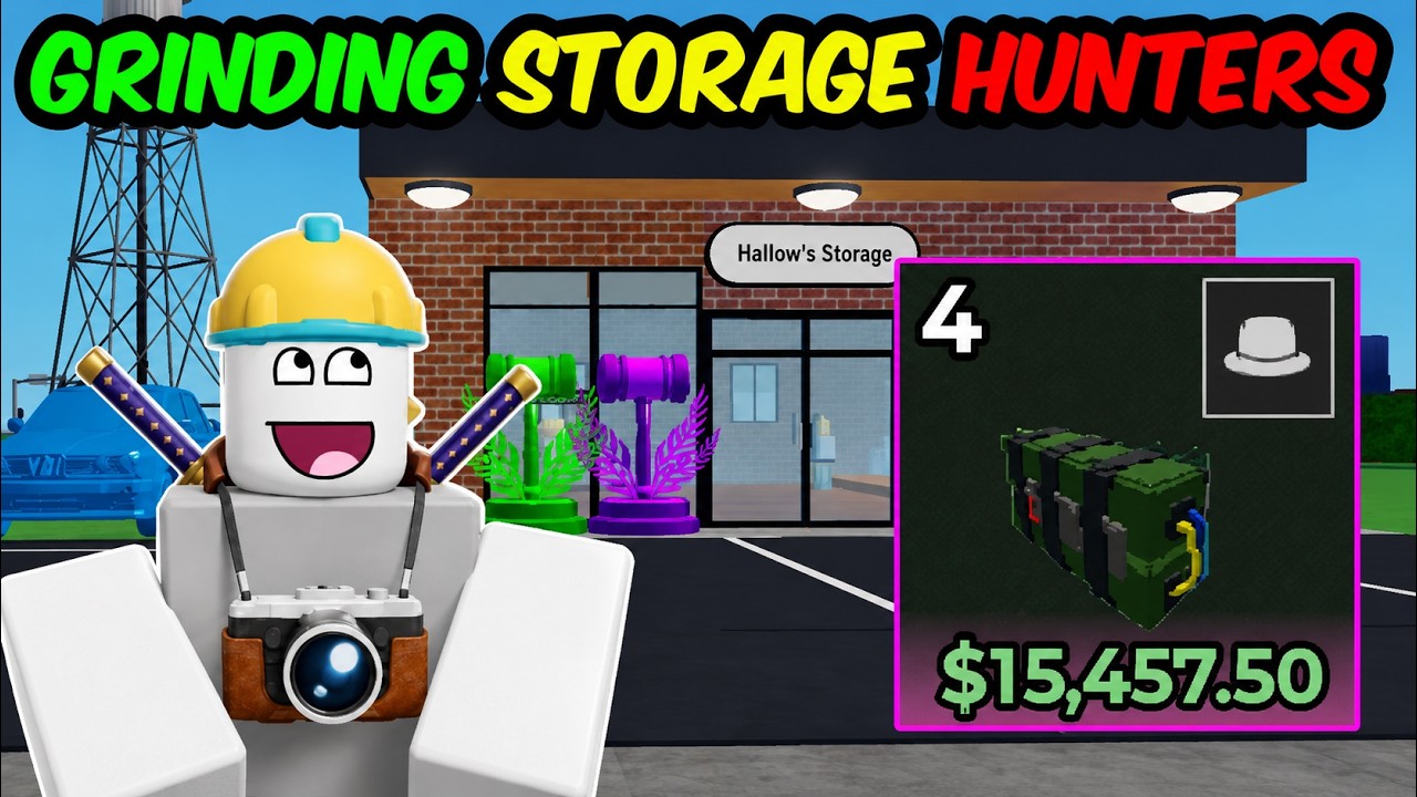 Live! 🔴Grinding Storage Hunters! (Roblox)