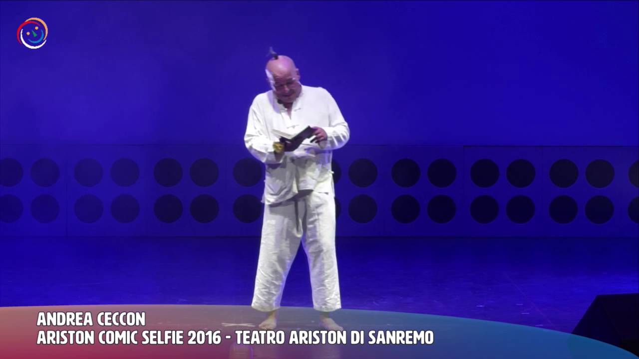 ANDREA CECCON @ARISTON SANREMO - Finale Ariston Comic Selfie 2016