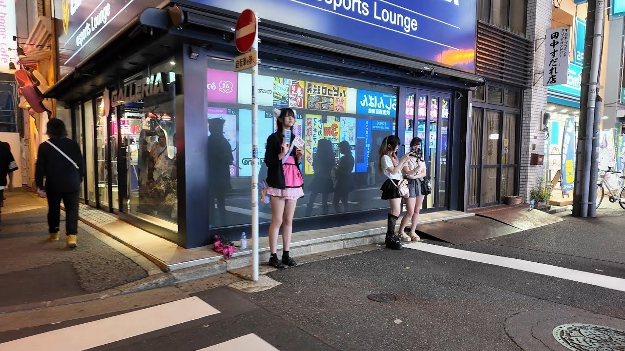 【秋葉原散歩】秋葉原コンカフェ通りに立ち並ぶ美女たち  #Akihabara