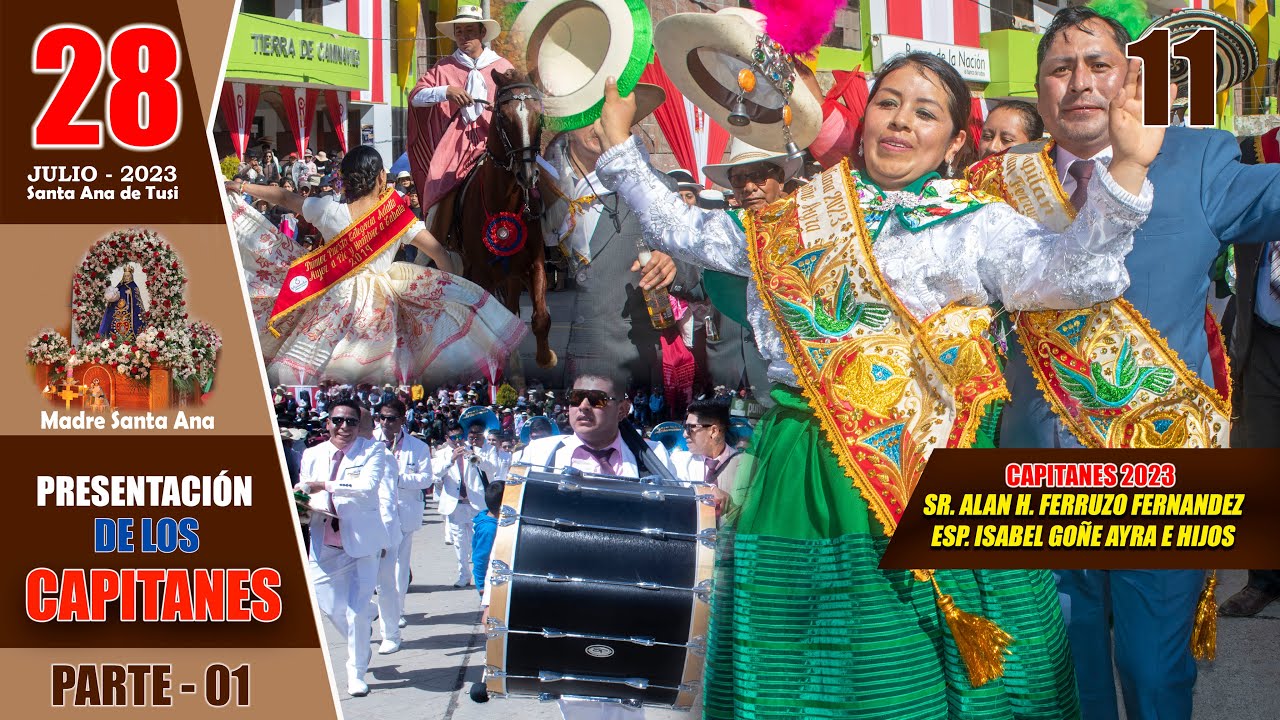 TUSI 2023 - Fiesta Patronal DÍA 28/07 - Parte 01-  𝙋𝙍𝙀𝙎𝙀𝙉𝙏𝘼𝘾𝙄𝙊𝙉 𝘿𝙀 𝙇𝙊𝙎 𝘾𝘼𝙋𝙄𝙏𝘼𝙉𝙀𝙎: Fam Ferruzo Goñe