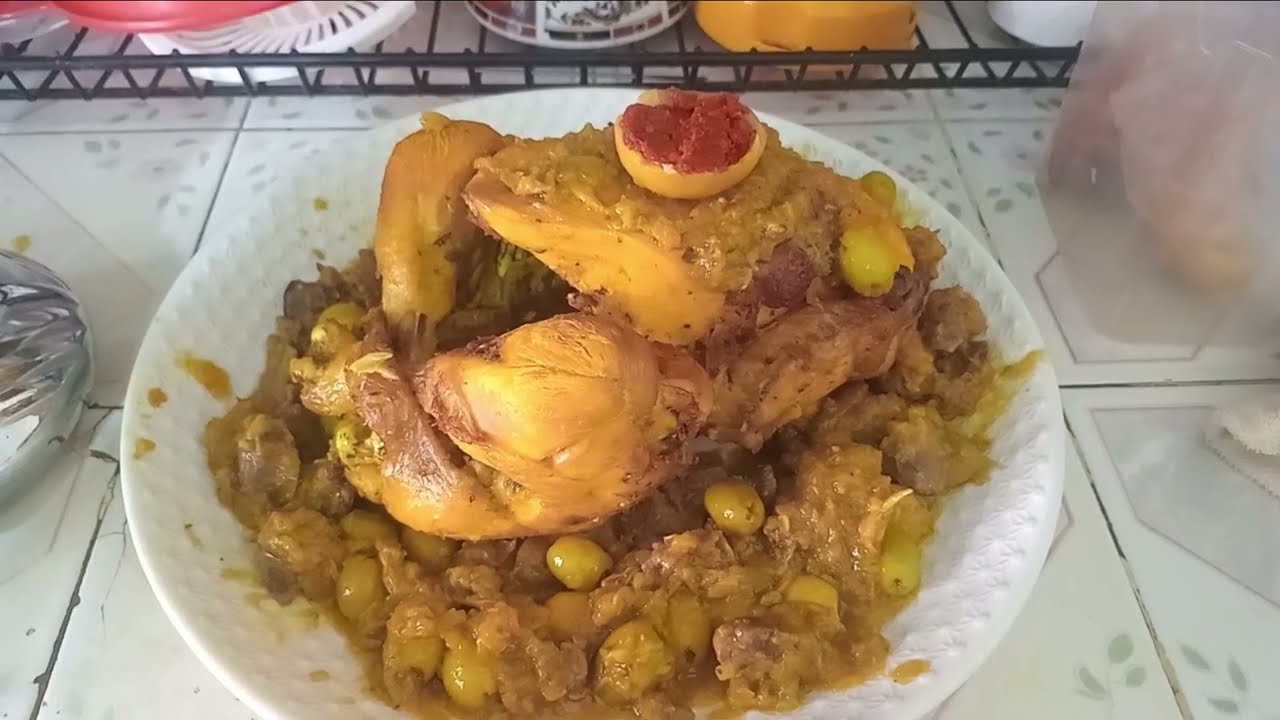 تجمعو عندنا العائلة🥰مقاداني فرحة😍 شاركت معاكم طريقتي في  دجاج محمر لي درت لغدا🍗دوزنا احلى اوقات❤️