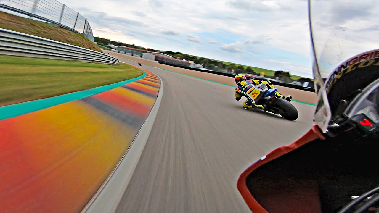 Following MotoGP Rider On Sachsenring