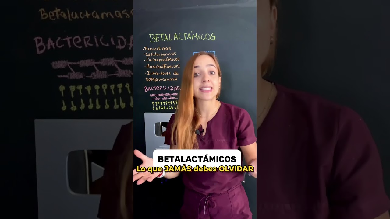 Antibi&oacute;ticos Betalact&aacute;micos #medicina #antibioticos #farmacologia