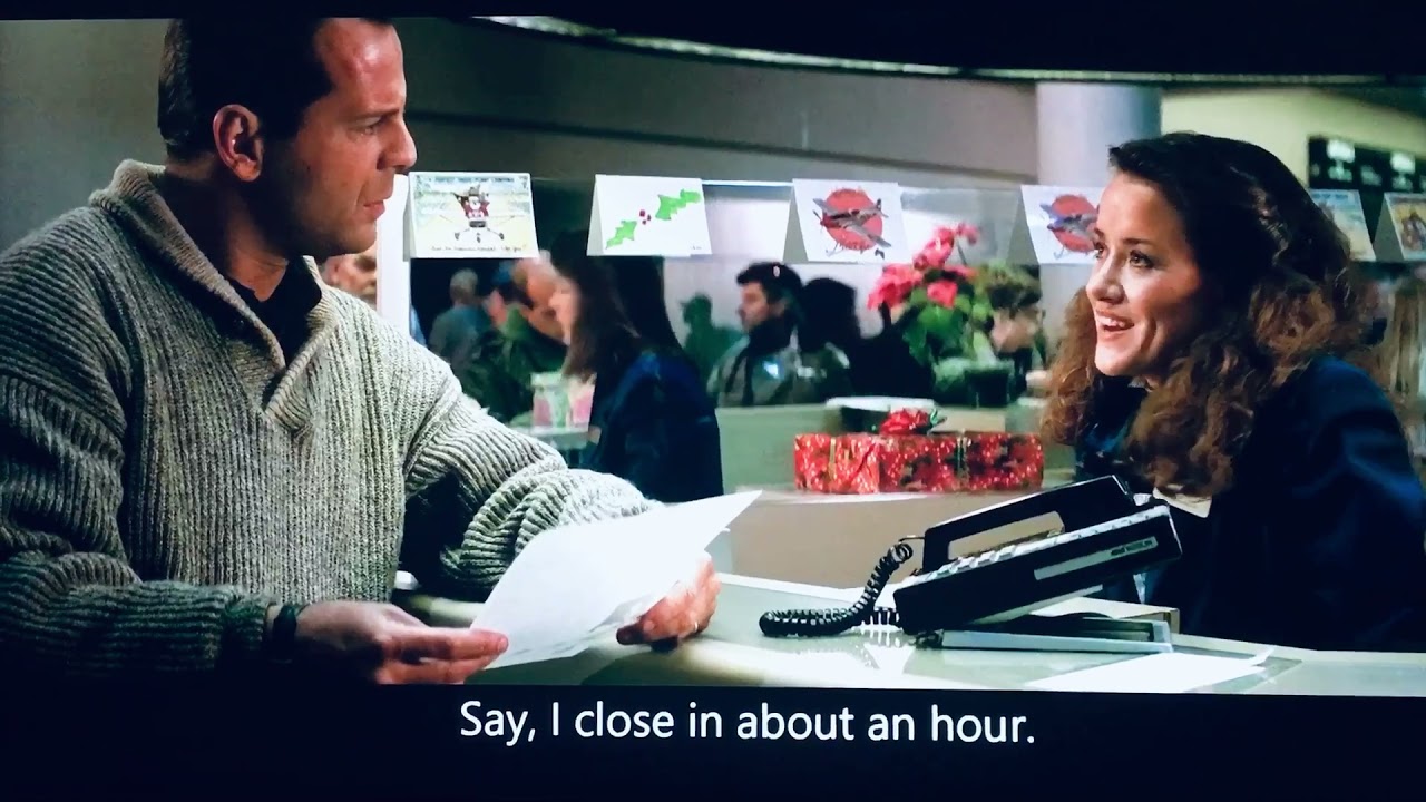 Die Hard 2 John McLane just the fax ma&rsquo;am just the fax