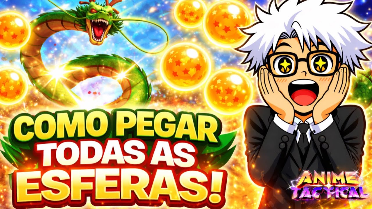 BUFFS GRATIS?! COMO PEGAR TODAS AS ESFERAS DO DRAGÃO NO ANIME TACTICAL!!