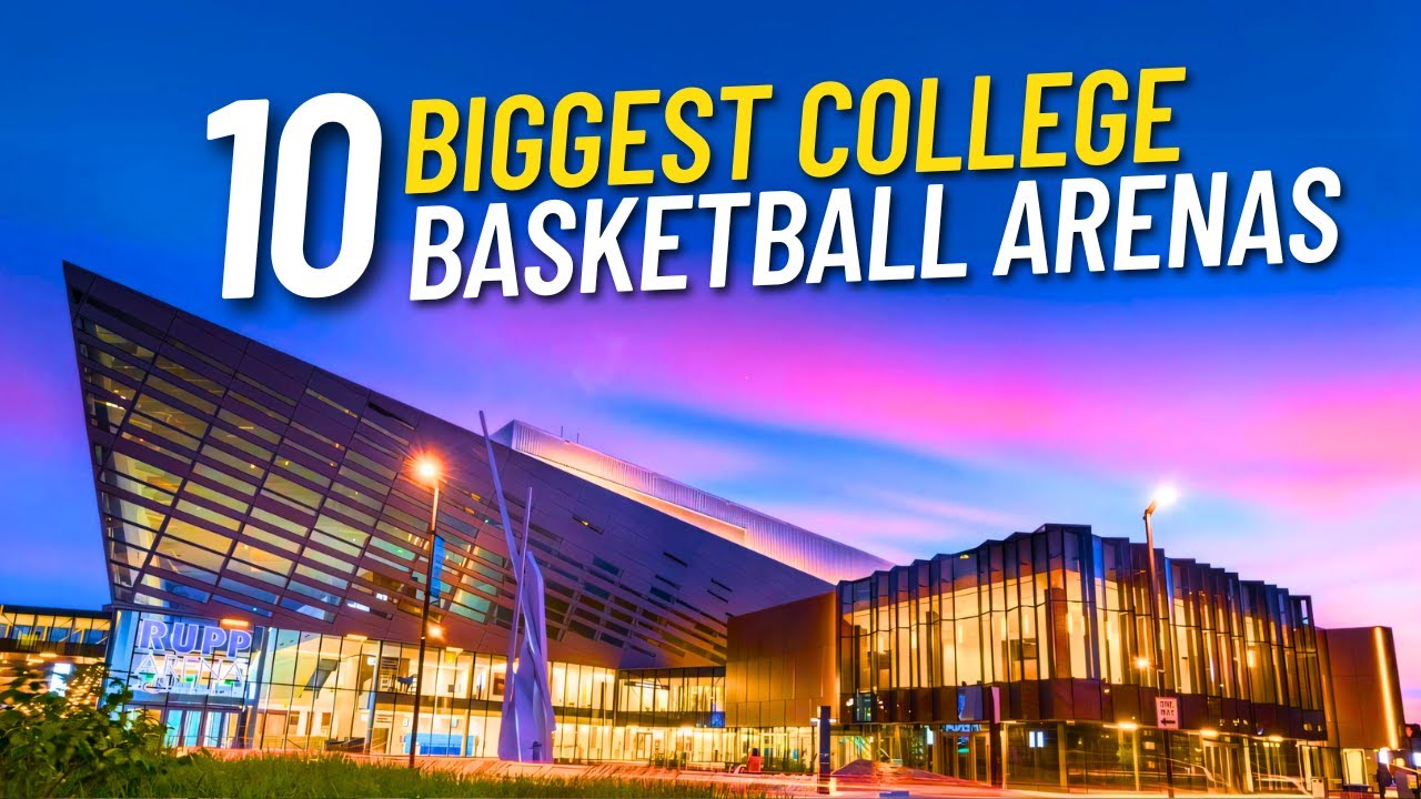 Эти 10 БОЛЬШИХ студенческих баскетбольных арен 🏀 поразят вас!