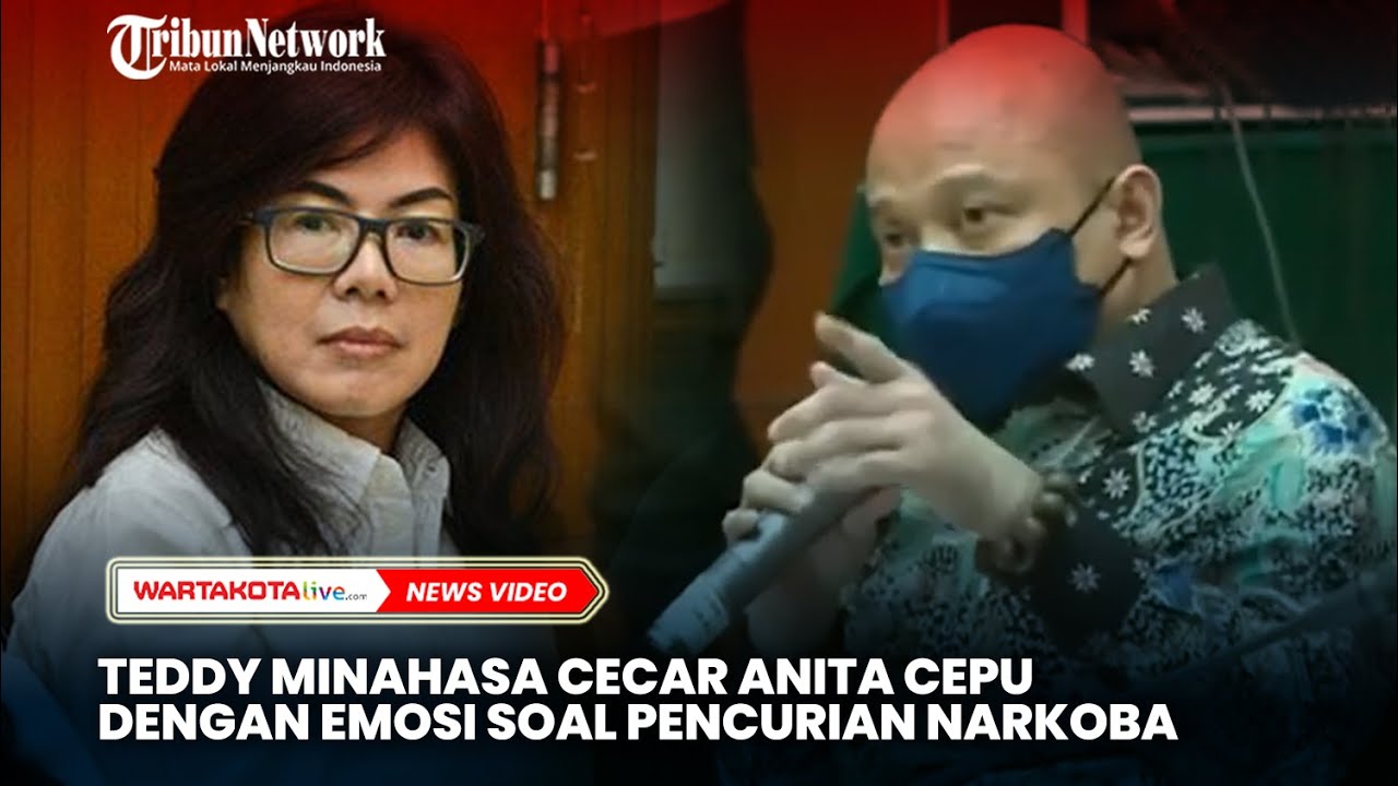Teddy Minahasa Cecar Anita Cepu Dengan Penuh Emosi Soal Pencurian Narkoba