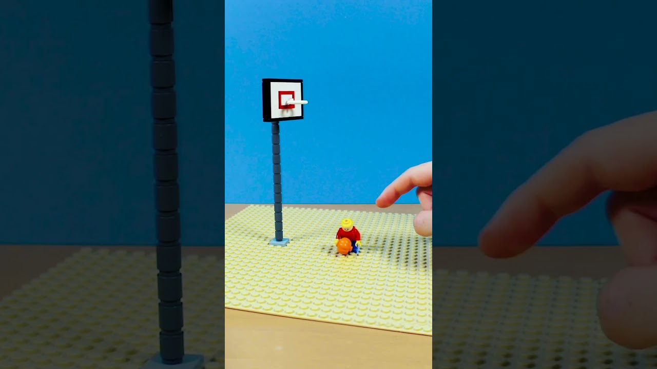 LEGO Basketball Stop-Motion! 🏀 #LEGO #animation  #stopmotion
