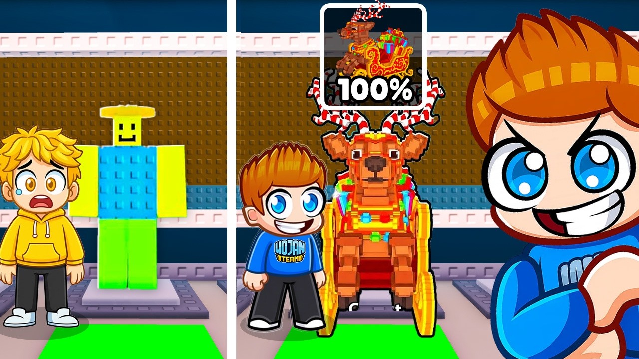 OSZUKUJE w KONKURSIE OTWIERANIA ŚWIĄTECZNEGO LUCKY BLOCKA w UKRADNIJ BRAINROT!