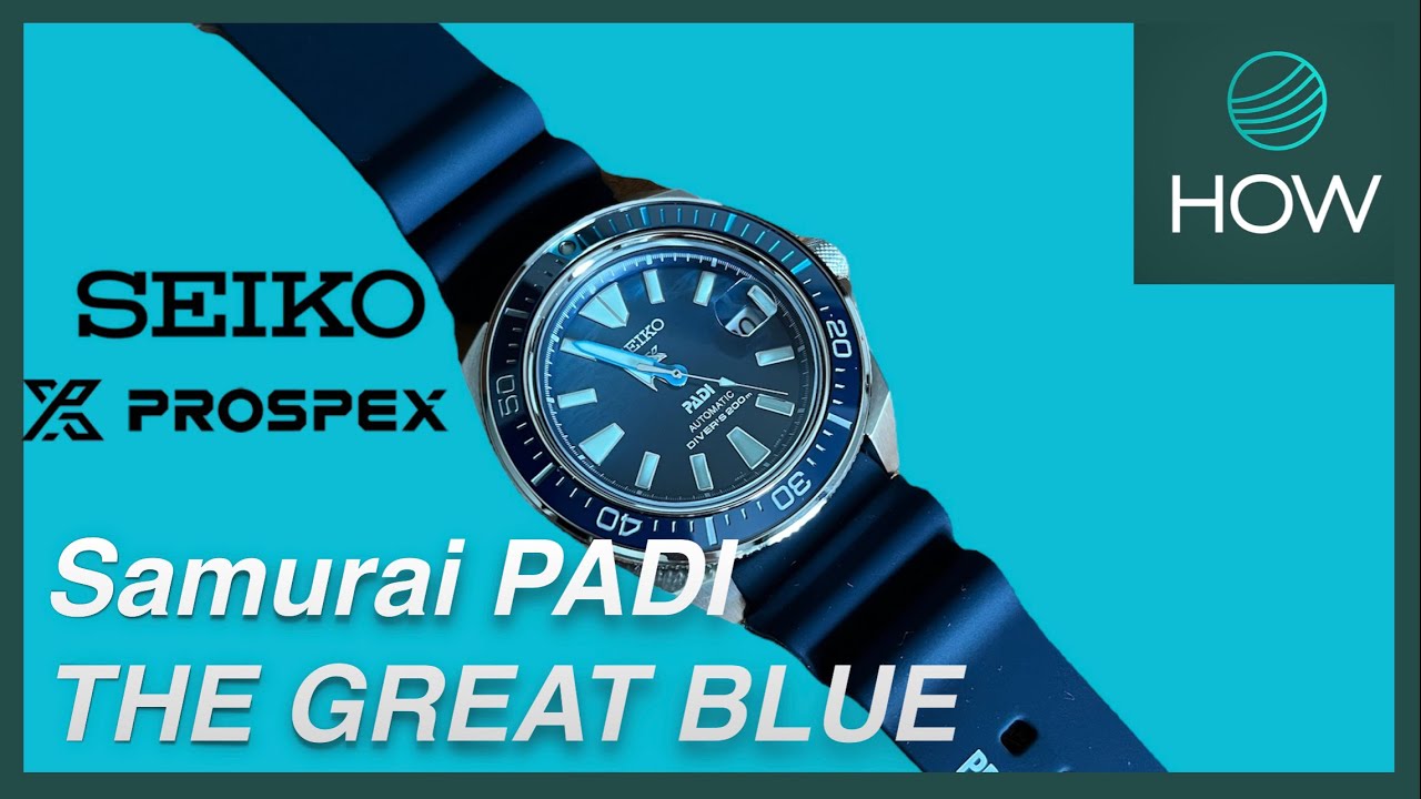 Seiko Prospex Samurai PADI Special Edition THE GREAT BLUE