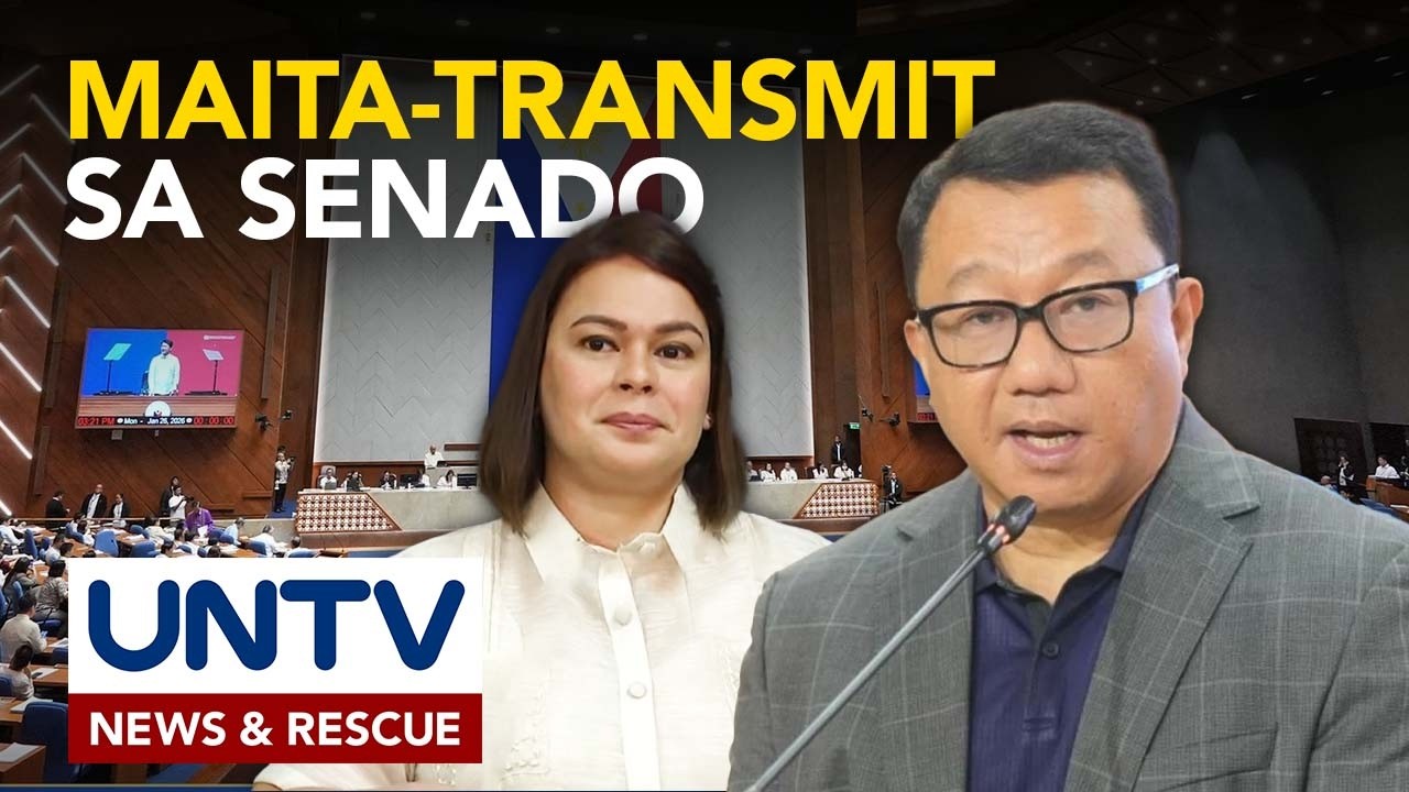 Impeachment case vs VP Sara, maita-transmit sa Senado ayon sa paniwala ni Cong. Joel Chua