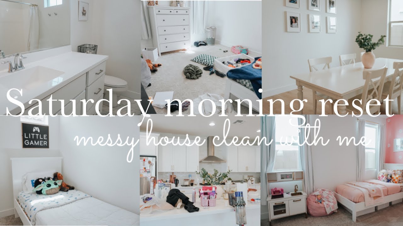 ✨ NEW MESSY HOUSE CLEAN WITH ME || HOUSE RESET || CLEANING MOTIVATION || CLEANING HOUSE