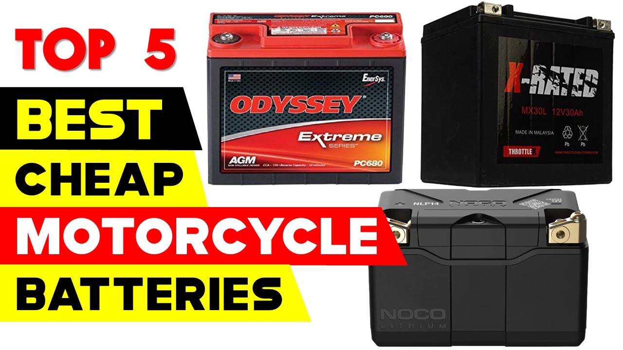 Top 5 Best Cheap Motorcycle Batteries Reviews for 2024
