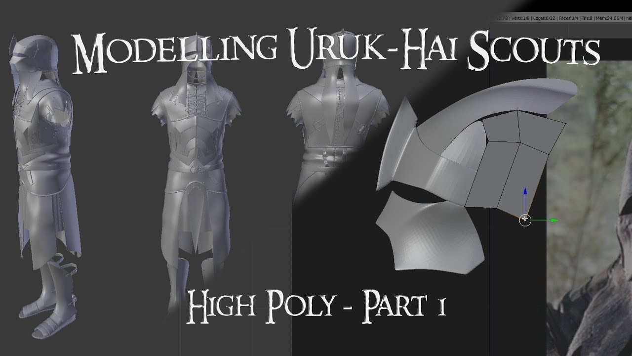 Modelling Uruk-Hai Scouts - Part 1