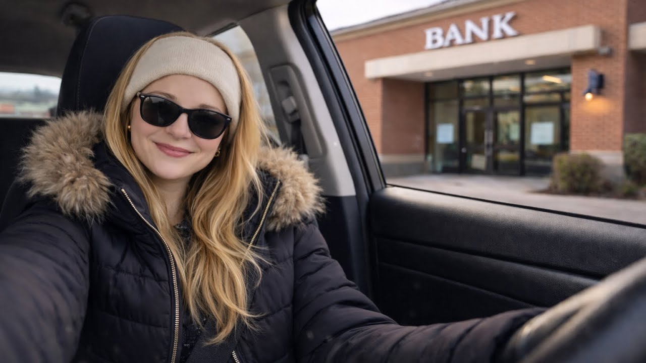 В банк едем потом в магазин 🛒