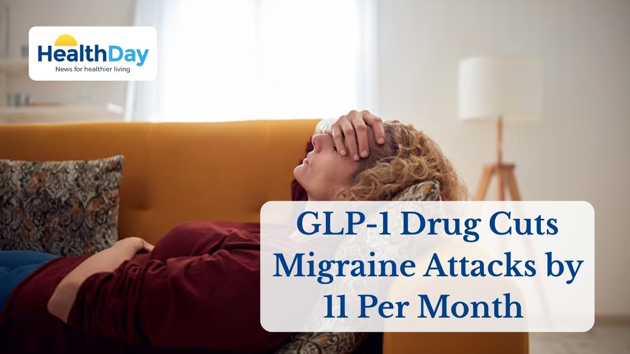 GLP-1 Therapy Helps Cut Migraine Frequency, Study Finds
