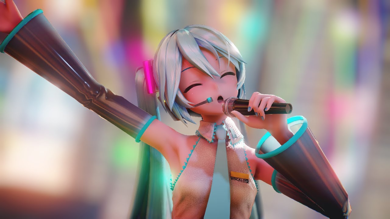 {MMD} Sharing the World [3k Subscribers special!]【YYB初音ミク】Model updated! 4K 60FPS
