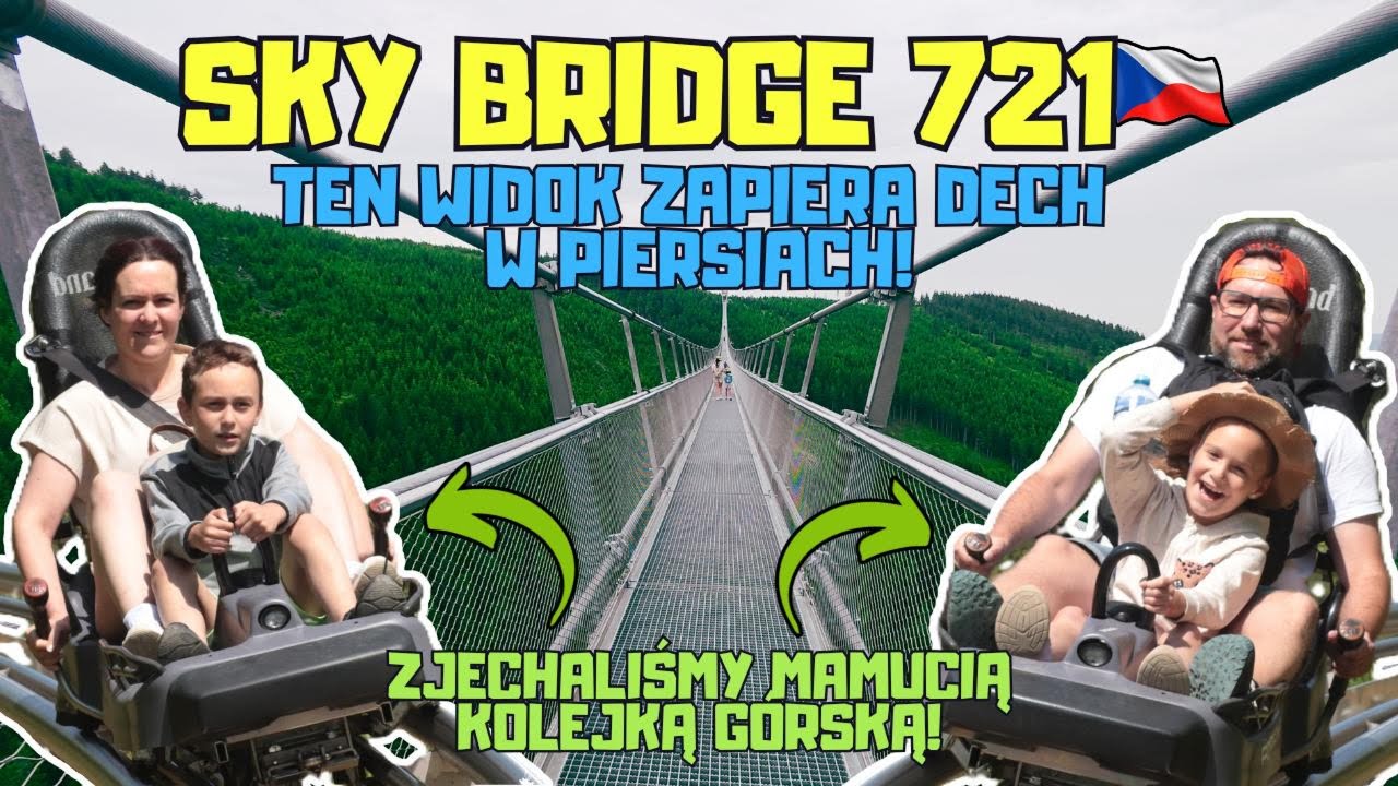 Sky Bridge 721 – Najdłuższy most w Europie i Spacer w deszczu! 🌧️ | Vlog rodzinny z Czech #skybridge
