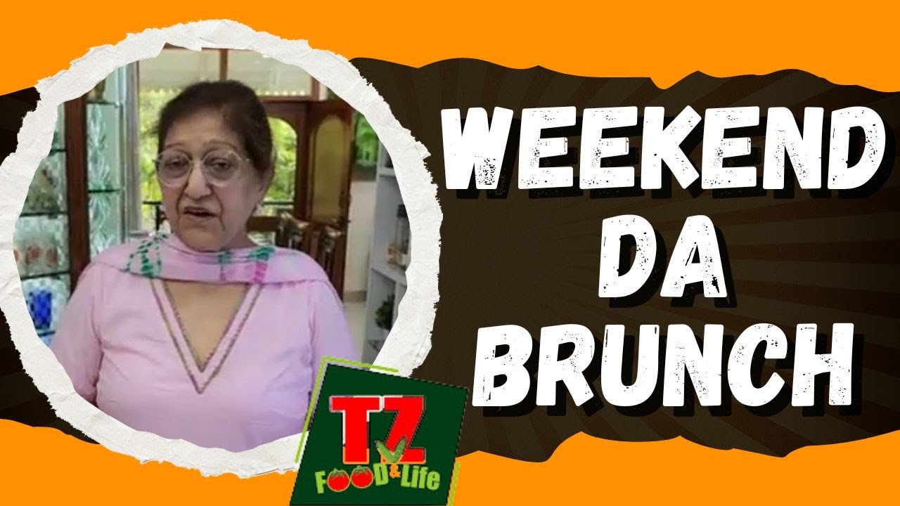 weekend da Nashta cum lunch yani brunch Khasta Crispy Poori te Aloo @tzfoodandlife