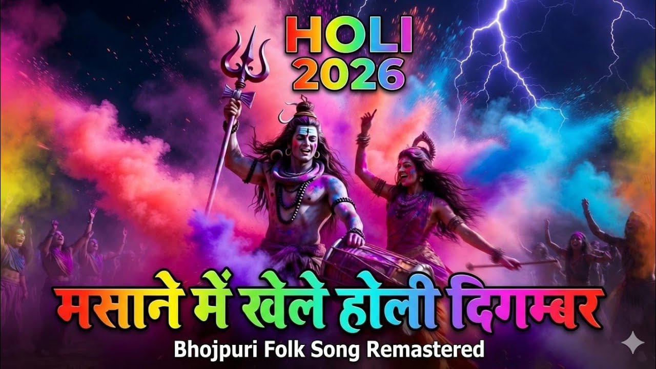 Khele Masane Main Holi Digambar Holi 2026 Modern Twist Bhojpuri Lok Geet #holigeet2026 