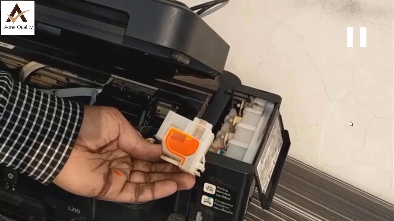 EPSON L110, L210, L300, L350 & L355 HEAD CLEANING & RED LIGHT BLINKING SOLUTION