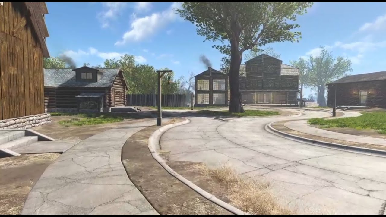 Fallout 4-Settlement Build - Sanctuary Rustic Style