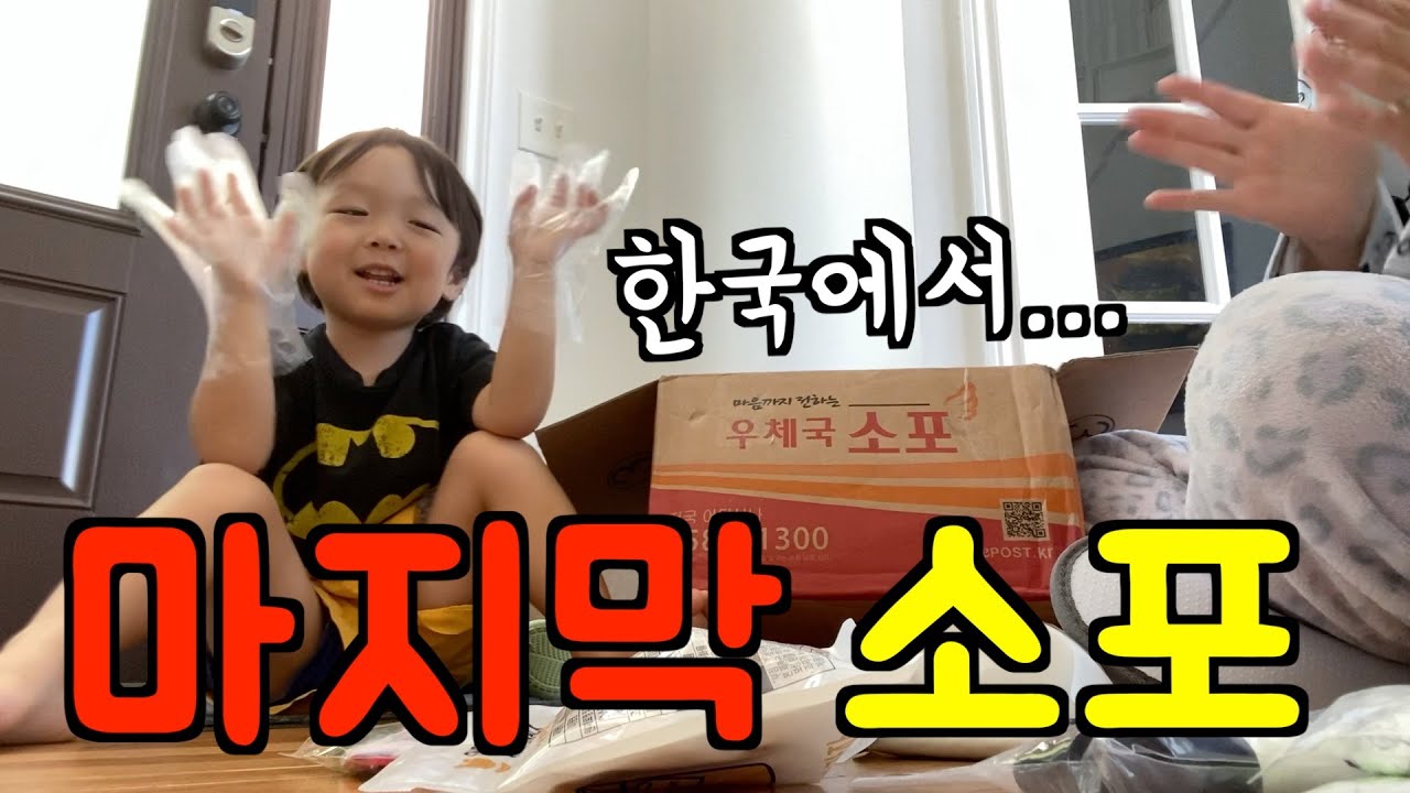 미국 브이로그 🇺🇸 한국에서 온 마지막 소포 😱 무서운 관세, 대환장 미국 서비스, 육개장, 묵밥, 비빔면, 유부초밥, 쌈다시마, 불고기 l 미국 일상