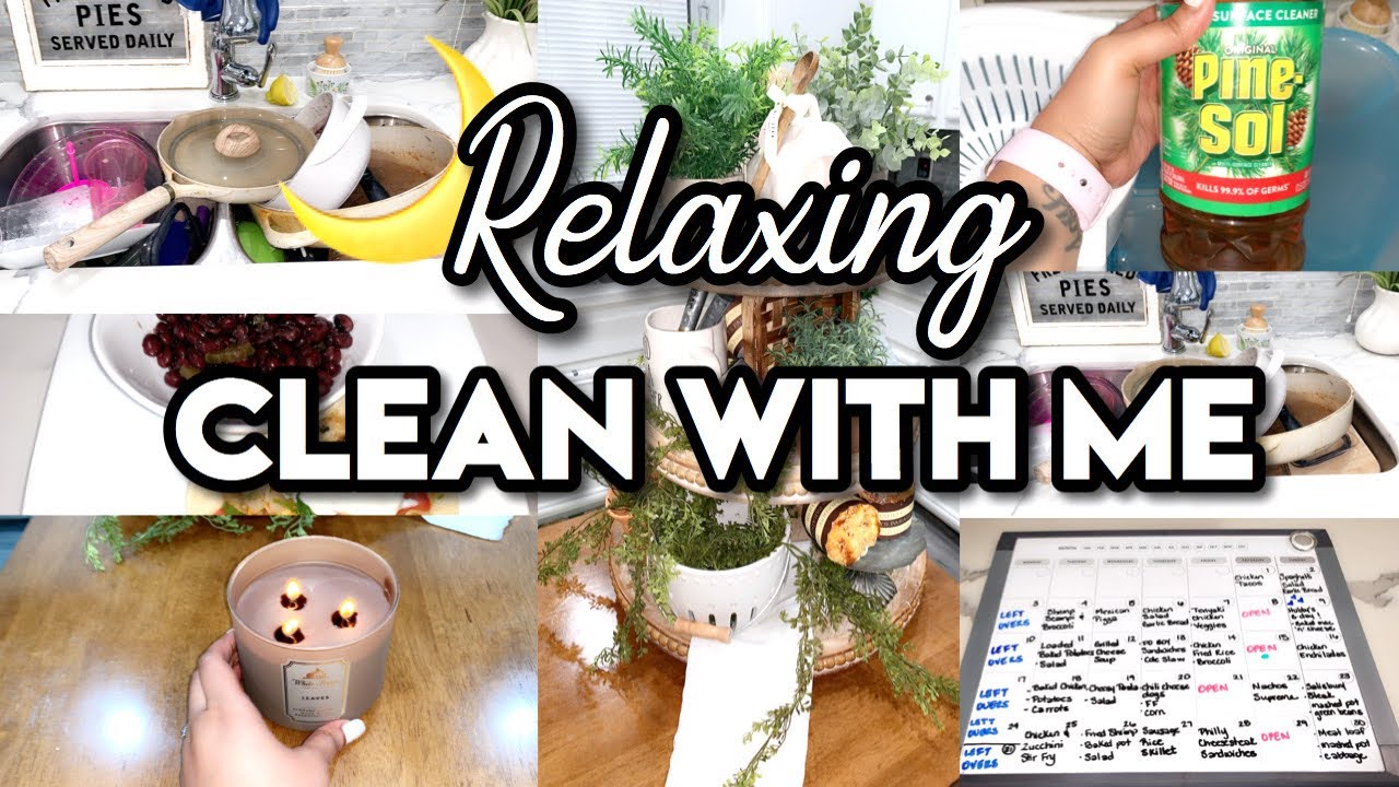 RELAXING AFTER DARK CLEAN WITH ME | EXTREME CLEANING MOTIVATION | NIGHT TIME CLEANING