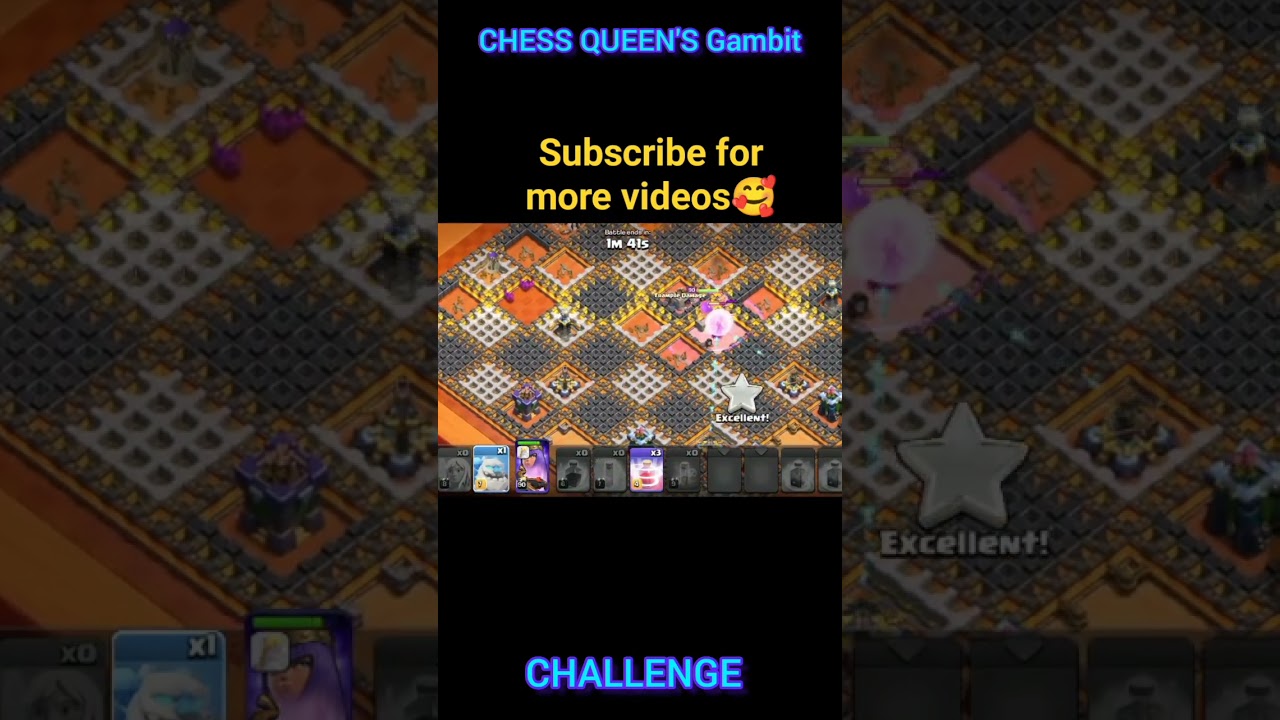 CHESS QUEEN'S GAMBIT CHALLANGE- Easily 3 star✨