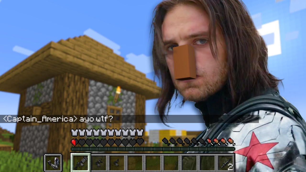 The Winter Soldier Fight Scene but it's Minecraft