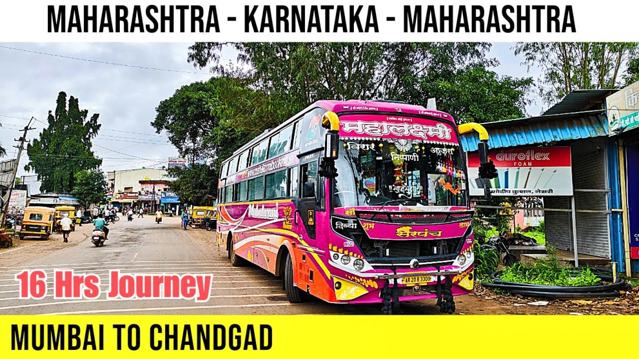 🚌 Mumbai to Chandgad Bus Journey by Mahalaxmi Travels | Scenic Ride Through Western Maharashtra 🌄