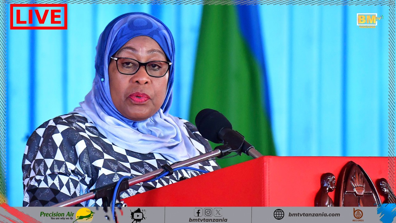 🔴#LIVE: RAIS SAMIA ANAZUNGUMZA MUDA HUU DAR ES SALAAM