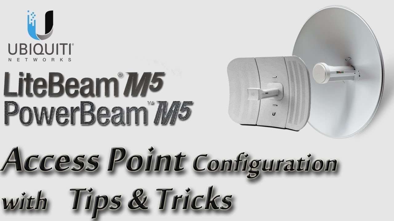 UBNT LiteBeam / Powerbeam / Rocket M5 Access Point Configuration (Urdu/Hindi/English Subtitles)