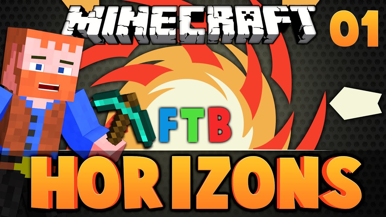 Minecraft: Feed The Beast Horizons mod pack |Survival Ep.1