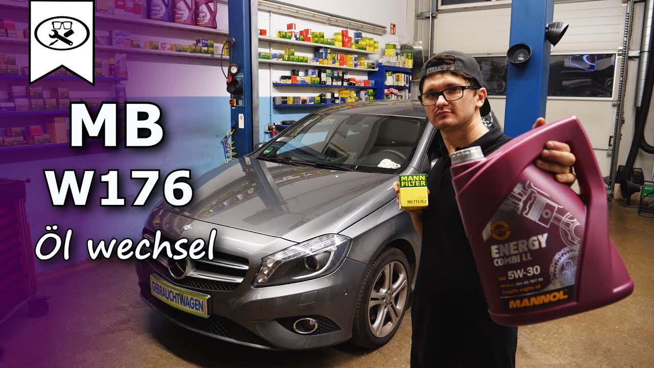 Mercedes W176 A180 Öl wechseln | oil change | VitjaWolf | Tutorial | HD