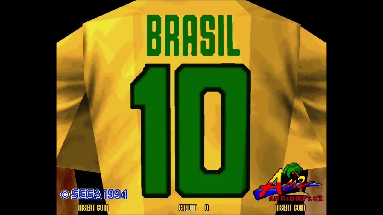 VIRTUA STRIKER SEGA - 1994 arcade retrogame longplay . Mexico walkthrough