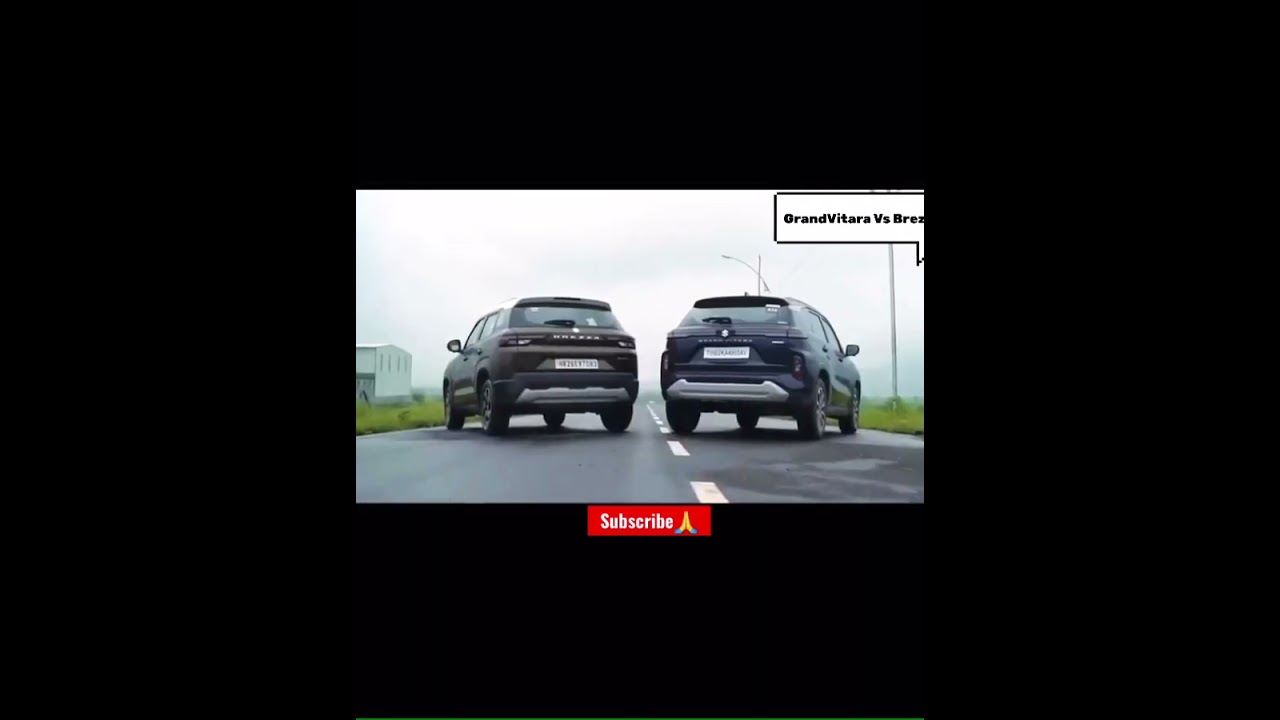 Maruti Brezza Vs GrandVitara : Boot space comparison🔥Hybrid GrandVitara have less boot space 😳