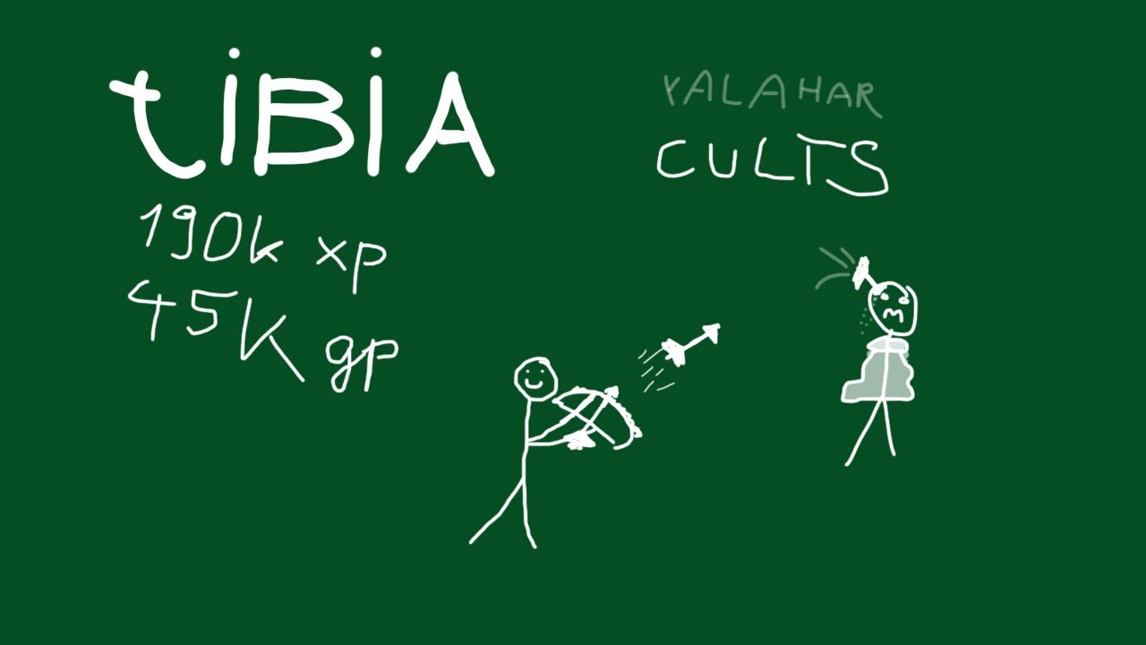 Tibia - Yalahar Cult - [190k/h exp][45k/h profit]