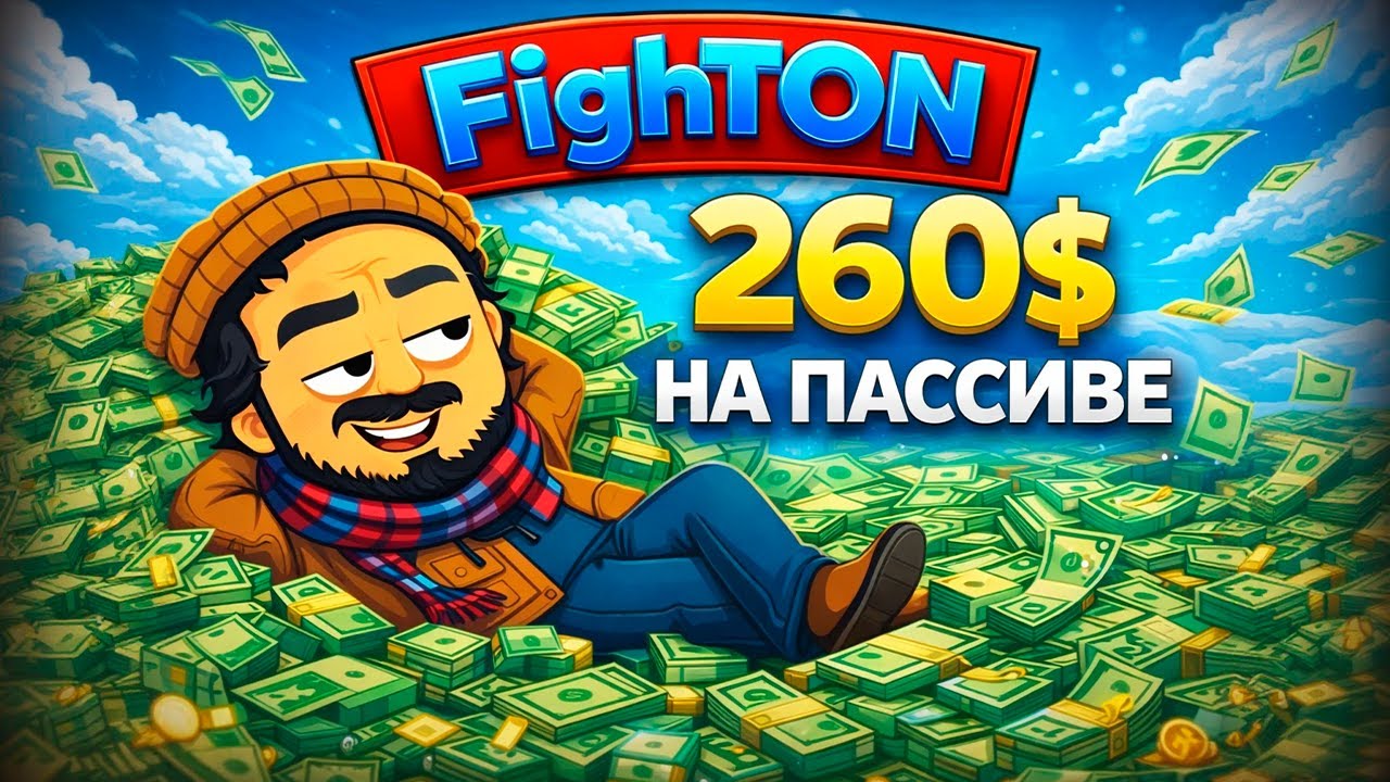 FighTon - Вывел 260$ | ТОП 1 Игра На TON