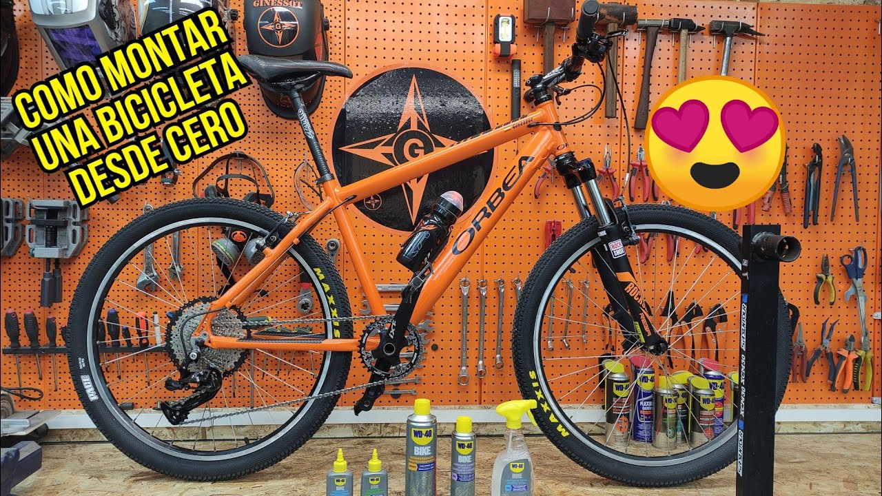 COMPLETE ASSEMBLY OF THE MOUNTAIN BIKE, MTB, MOUNTAIN BIKE / GINESSOT