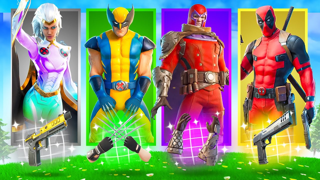 The *RANDOM* X-MEN Skin Challenge!