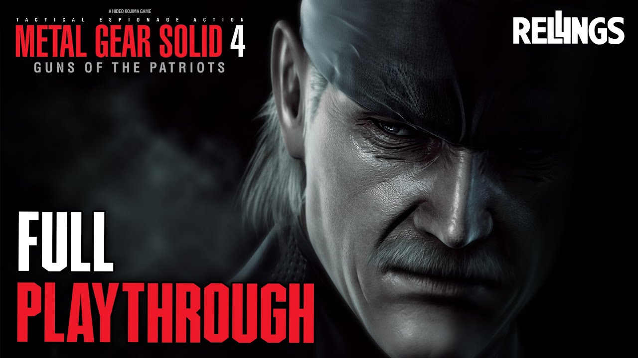 Metal Gear Solid 4: Guns of the Patriots (PS3) Full Playthrough (No Commentary)