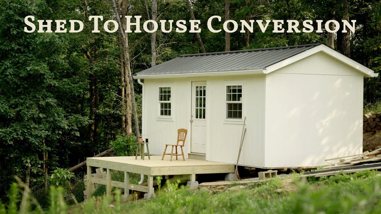 Full Shed to House Exterior Renovation