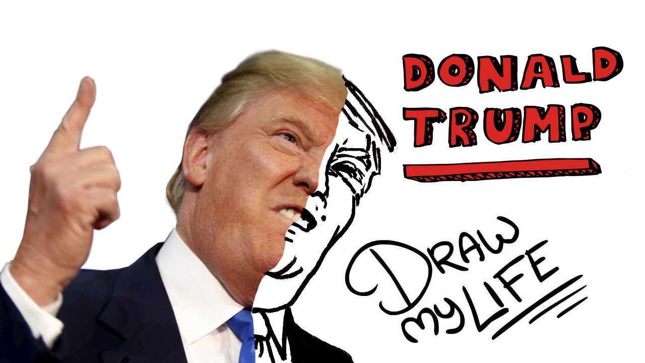 DONALD TRUMP | Draw My Life