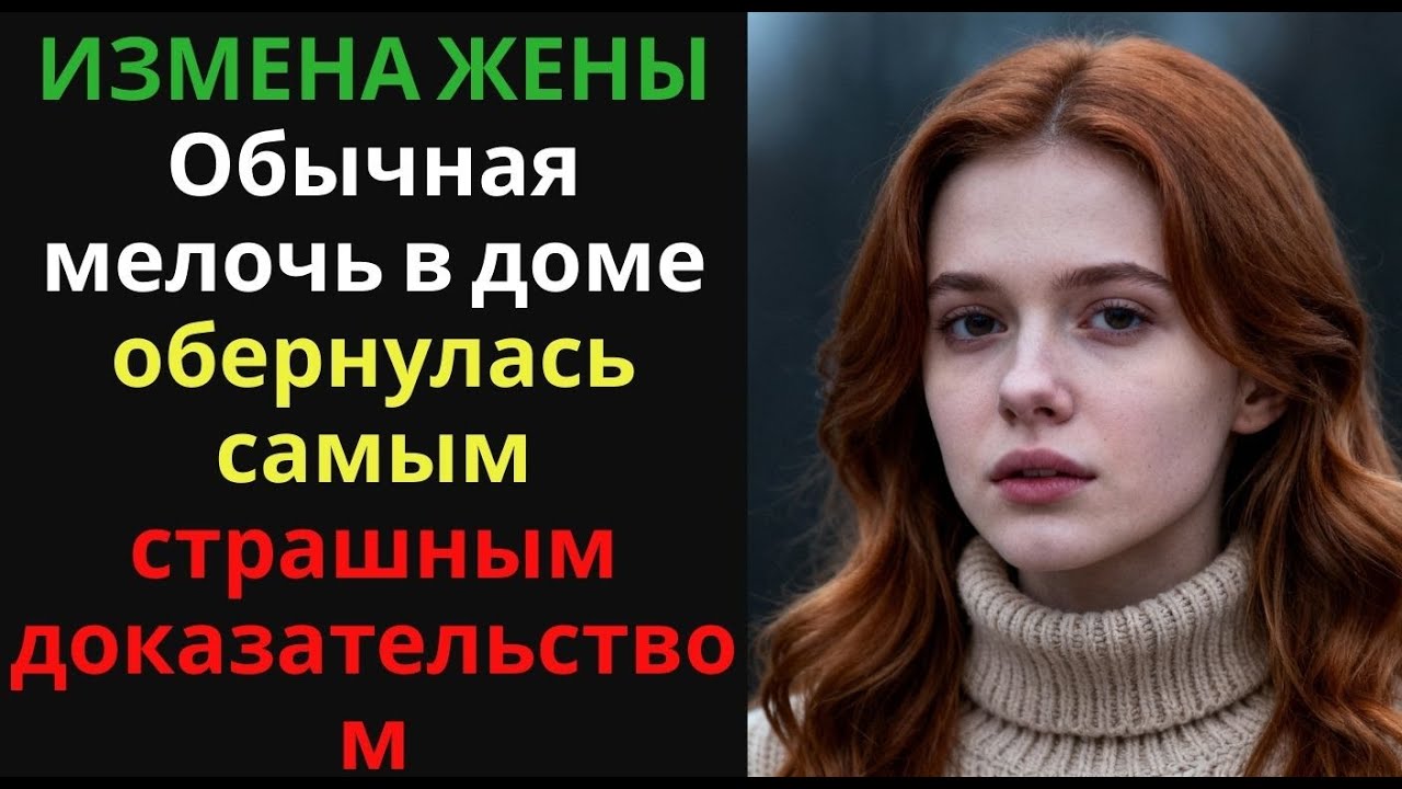 ИЗМЕНА ЖЕНЫ Обычная мелочь в доме обернулась самым страшным доказательством