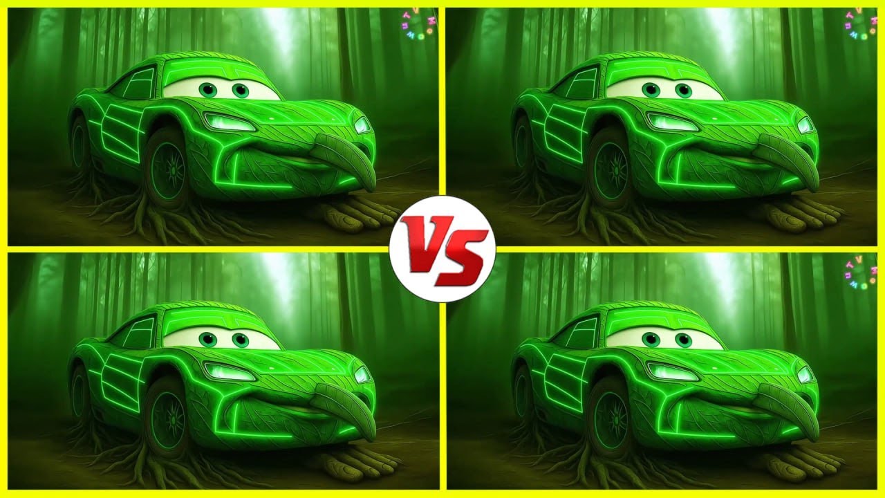 Lightning McQueen Coffin Dance 🔵🔴🟢🟡 | Color VS Battle #11
