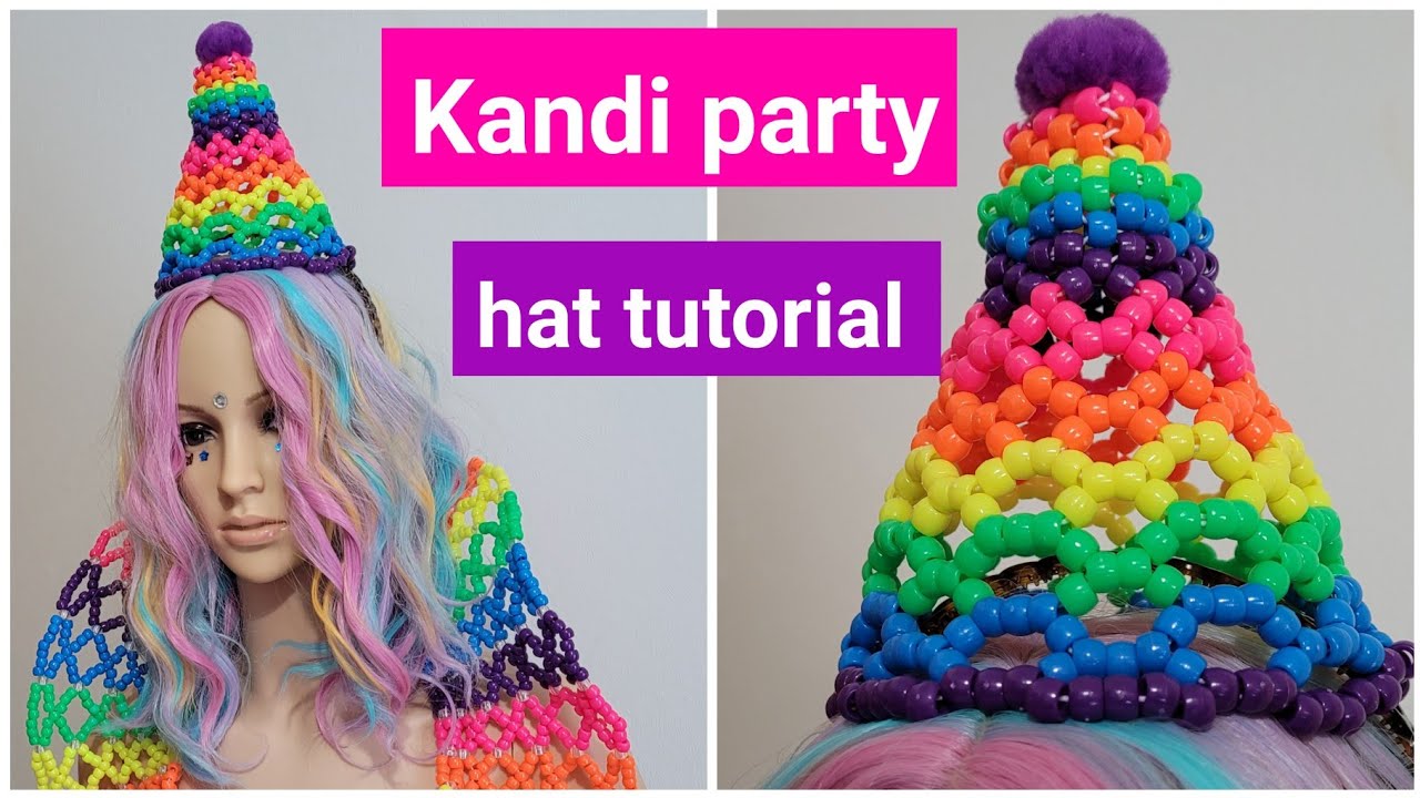 Kandi party hat 🥳 tutorial
