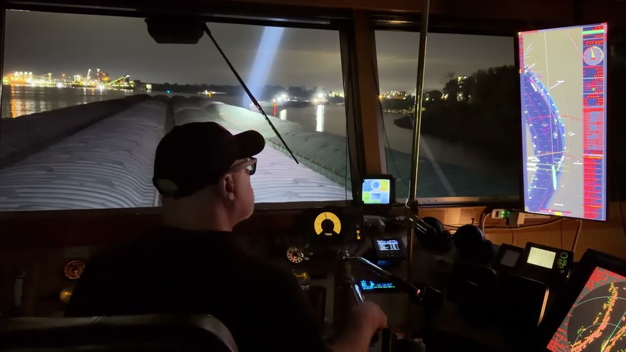 Departing CGB 164 Fleet N/B on Lower Mississippi River Pt. 1 of 2 on 11/23/25