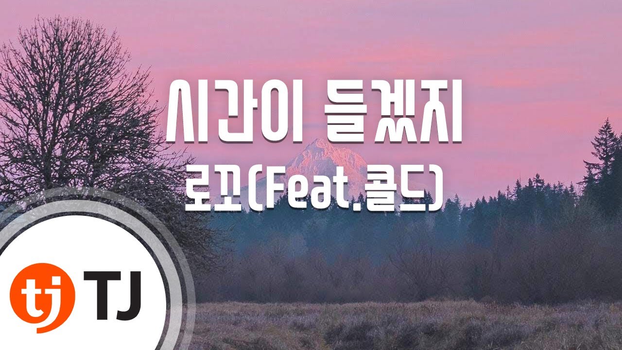 [TJ노래방] 시간이들겠지 - 로꼬(Feat.콜드) / TJ Karaoke