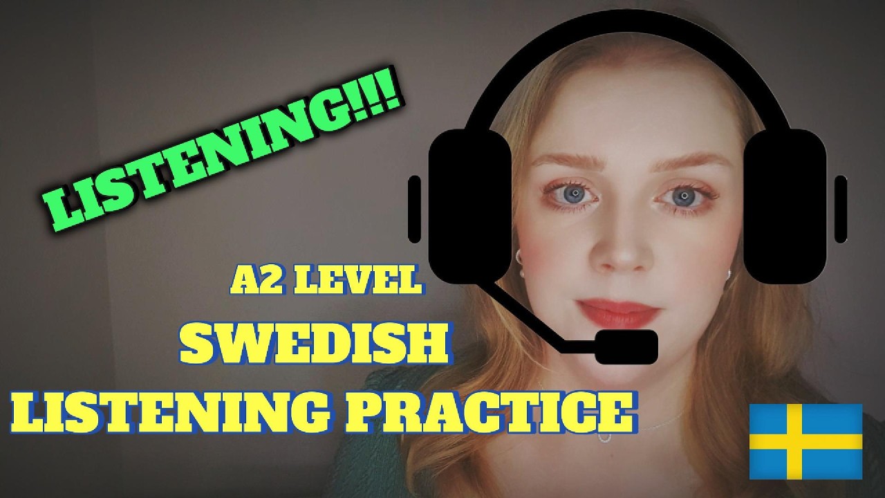 Swedish Listening Practice A2 | Understand Natural Everyday Swedish